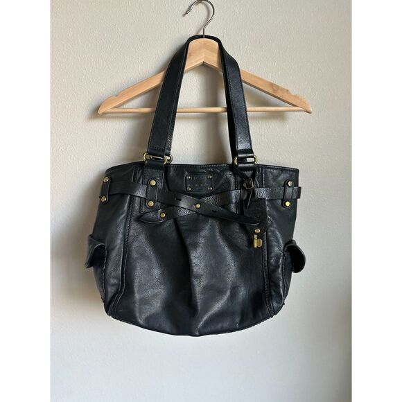 FOSSIL (ZB 5165) Women's “Long Live Vintage” Black Leather Shoulder Bag - Picture 1 of 9